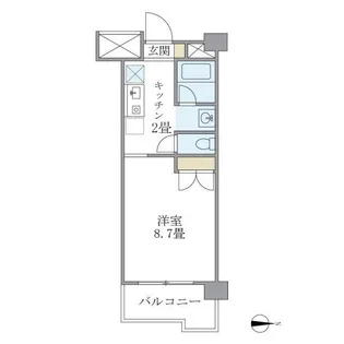 オクト・フラッツ・K【2階】の間取り