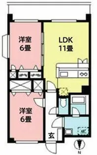 K.S若葉台【3階】の間取り