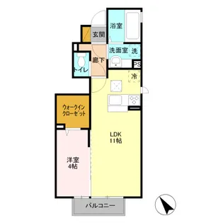 クラニア【1階】の間取り