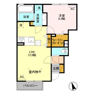 エトワール古瀧 Ⅰ【1階】の間取り