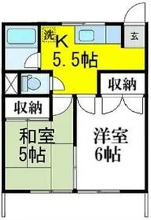 レジデンスコグレ【1階】の間取り