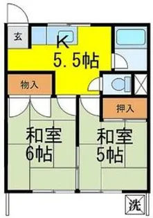 レジデンスコグレ【1階】の間取り
