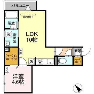 セレスティア堀切II II【2階】の間取り