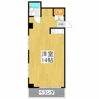 コートサイドハイツ【2階】の間取り