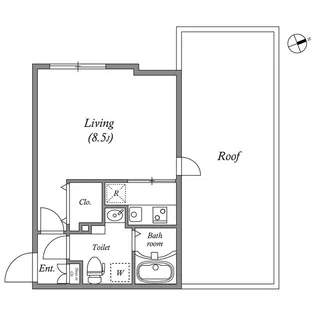 MODULOR祐天寺【4階】の間取り