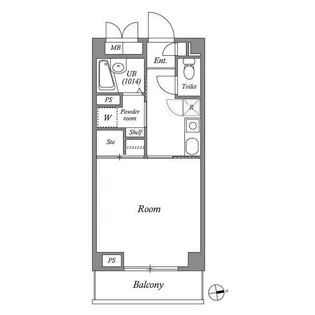 エクセラン池袋【4階】の間取り