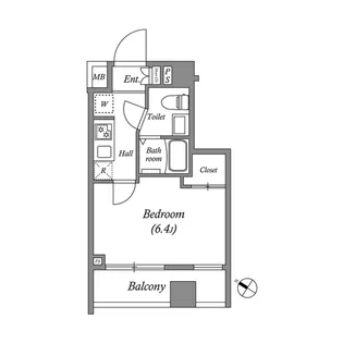 GENOVIA南行徳skygarden【1階】の間取り