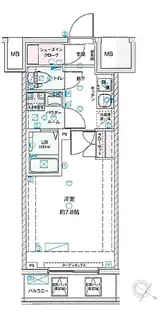 ジェノヴィア浅草Ⅳスカイガーデン【3階】の間取り