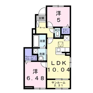 メゾン ド グランデ【1階】の間取り