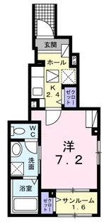 アイビードットオザク【1階】の間取り