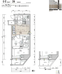 防音室完備 SYFORME TAKADANOBABAⅡ【2階】の間取り