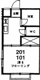 カナディアンハイツ【2階】の間取り