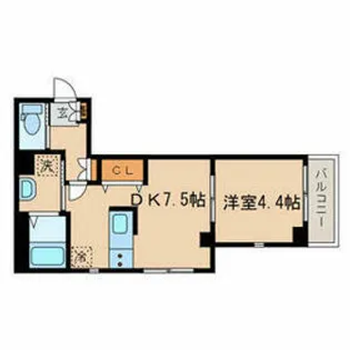 シーズ・ガレリア目黒【2階】の間取り