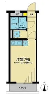 ヒルサイド1【1階】の間取り