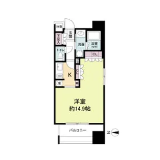 アビティ江坂【11階】の間取り