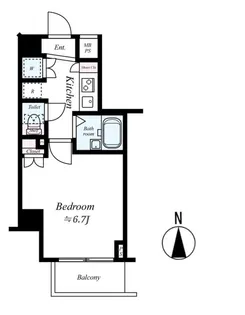 パレ ホームズ芦花公園【503号室号室】の間取り