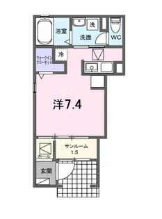 Cowbell Court【1階】の間取り