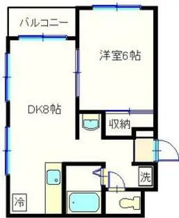 エスートピア柏【3階】の間取り