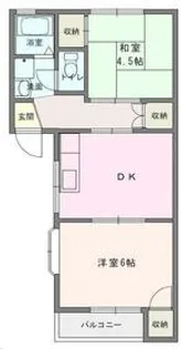 ランドマーク君津Ⅰ【102号室】の間取り
