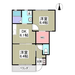 Falke Dolf B【1階】の間取り