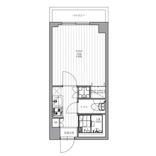 レジデンス横濱関内【4階】の間取り