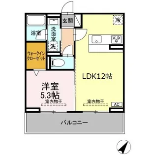 セレーナ東静岡【3階】の間取り