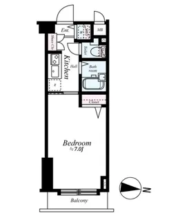 アヴァンティーク荻窪【207号室号室】の間取り