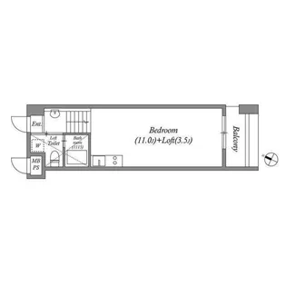 cosmo life katayama【7階】の間取り