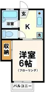 ヴィラローズ【1階】の間取り