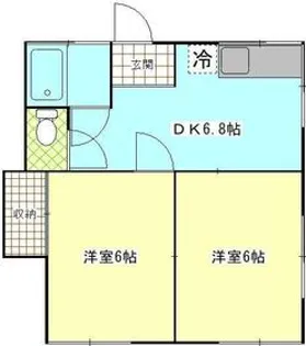 第一小国荘【2階】の間取り