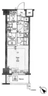 PREMIUM CUBE 不動前DEUX【4階】の間取り