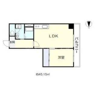 トウセン本町橋ビル【304号室】の間取り