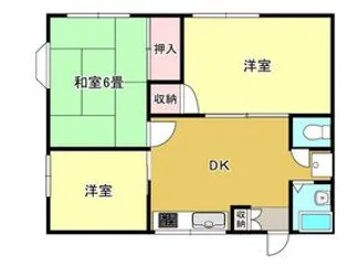 ハイム求名【1階】の間取り