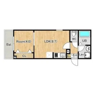 (仮称)ジーメゾン春日部道順川戸【203号室】の間取り