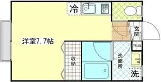 ハイツセゾンⅠ【1階】の間取り