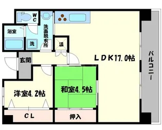 カノア【3階】の間取り