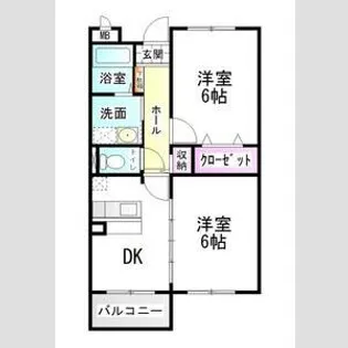 エーデルプラッツ【3階】の間取り