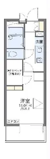 レオパレスアプロス【1階】の間取り