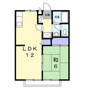 アコールスワC【2階】の間取り