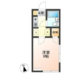ハイツサン【101号室】の間取り