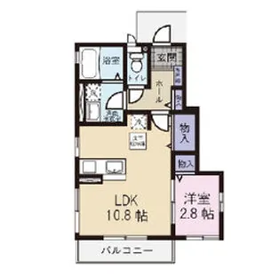 ガーベラ【1階】の間取り