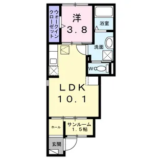 FOUR【1階】の間取り