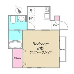 FLORA山王【1階】の間取り