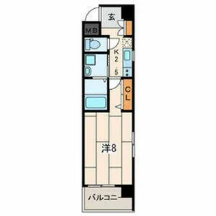 CRYSTAL(クリスタル)【4階】の間取り