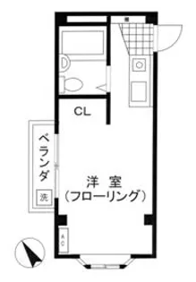 第2砂川ロイヤル【301号室】の間取り