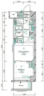 ガリシア品川南大井【205号室】の間取り