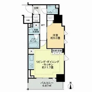 アトラス北品川【2階】の間取り