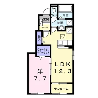 パークサイド【1階】の間取り