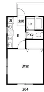 ドーム多摩G【2階】の間取り