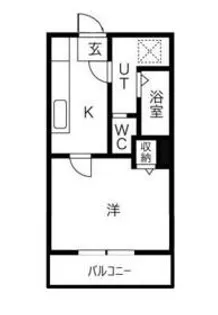 エミネックス熊谷駅前A棟【103号室】の間取り